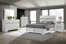 Miranda 5-piece Eastern King Bedroom Set White - Home & Sleep Outlet