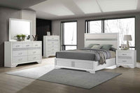 Miranda 5-piece Eastern King Bedroom Set White - Home & Sleep Outlet