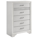 Miranda 5-piece Eastern King Bedroom Set White - Home & Sleep Outlet