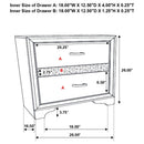 Miranda 5-piece Eastern King Bedroom Set White - Home & Sleep Outlet
