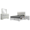 Miranda 4-piece California King Bedroom Set White - Home & Sleep Outlet