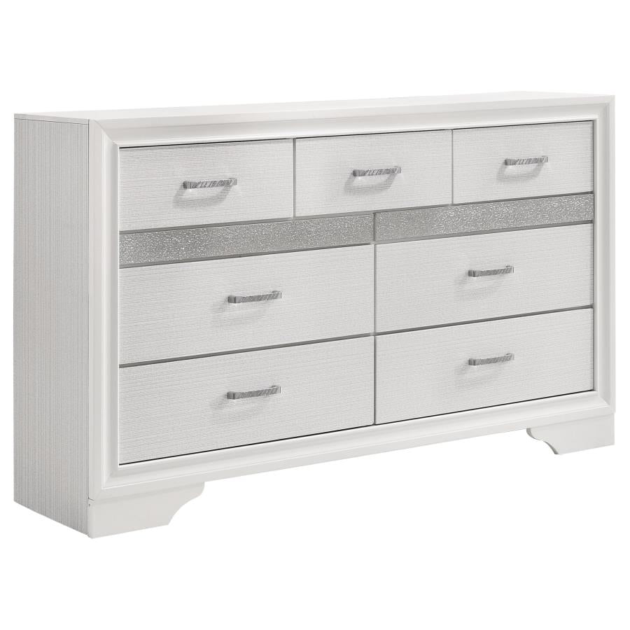 Miranda 4-piece California King Bedroom Set White - Home & Sleep Outlet