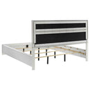 Miranda 54-inch Upholstered California King Panel Bed White - Home & Sleep Outlet