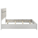 Miranda 54-inch Upholstered California King Panel Bed White - Home & Sleep Outlet