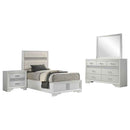 Miranda 4-piece Twin Bedroom Set White - Home & Sleep Outlet