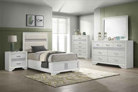 Miranda 5-piece Twin Bedroom Set White - Home & Sleep Outlet