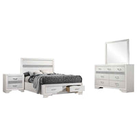 Miranda 4-piece Full Bedroom Set White - Home & Sleep Outlet