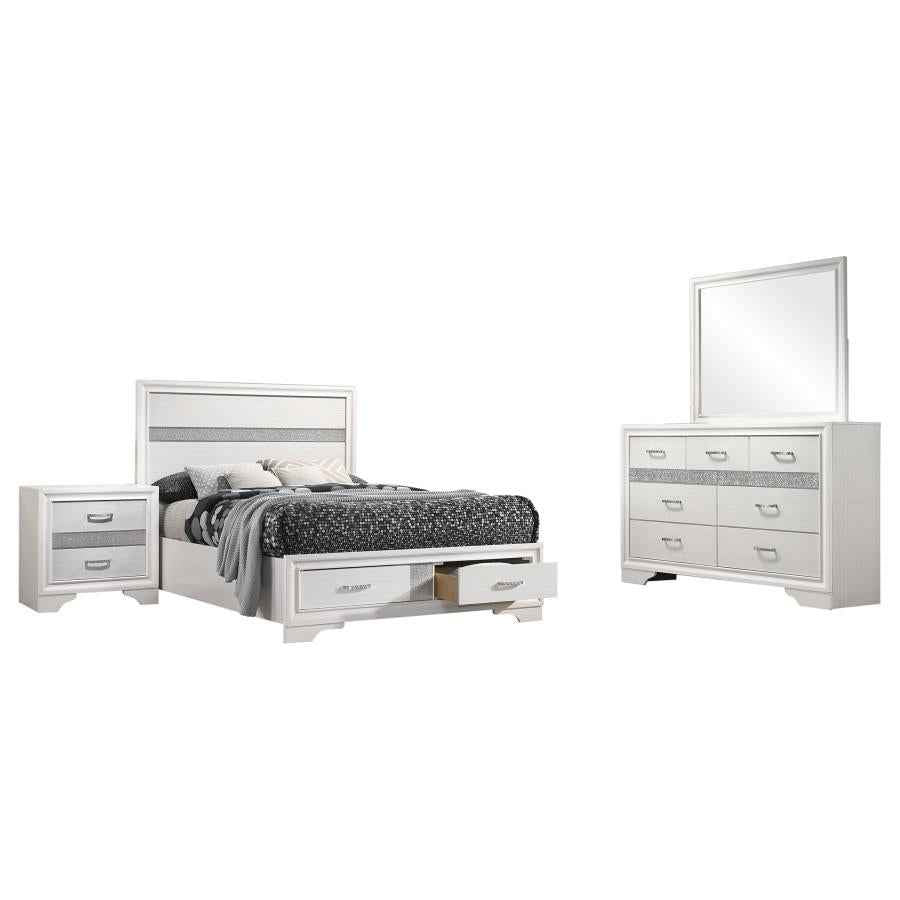Miranda 4-piece Full Bedroom Set White - Home & Sleep Outlet
