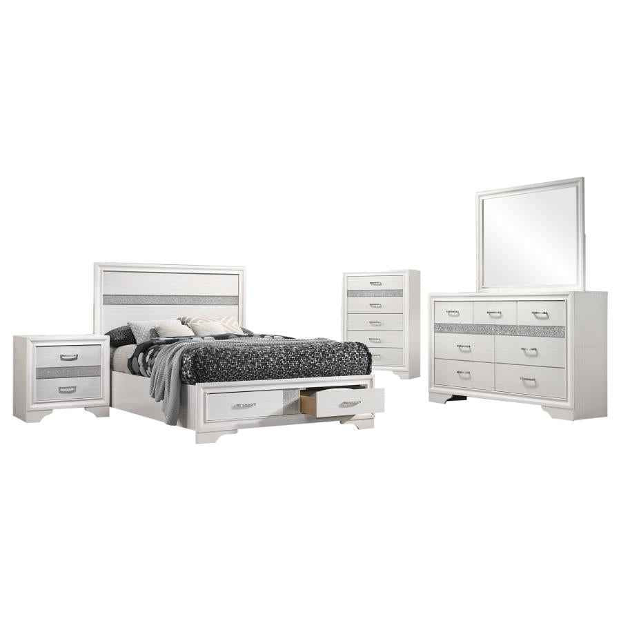 Miranda 5-piece Full Bedroom Set White - Home & Sleep Outlet