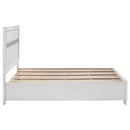 Miranda 51-inch Wood Full Storage Panel Bed White - Home & Sleep Outlet