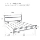 Miranda 4-piece Eastern King Bedroom Set White - Home & Sleep Outlet