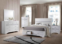 Miranda 5-piece Eastern King Bedroom Set White - Home & Sleep Outlet