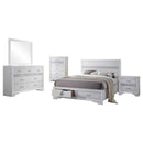 Miranda 5-piece Eastern King Bedroom Set White - Home & Sleep Outlet