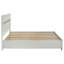 Miranda 51-inch Wood Eastern King Storage Panel Bed White - Home & Sleep Outlet