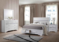 Miranda 4-piece California King Bedroom Set White - Home & Sleep Outlet