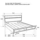 Miranda 4-piece California King Bedroom Set White - Home & Sleep Outlet