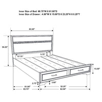 Miranda 4-piece Queen Bedroom Set White - Home & Sleep Outlet