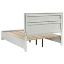Miranda 51-inch Wood Queen Storage Panel Bed White - Home & Sleep Outlet