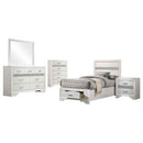 Miranda 5-piece Twin Bedroom Set White - Home & Sleep Outlet