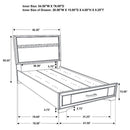 Miranda 5-piece Twin Bedroom Set White - Home & Sleep Outlet