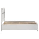 Miranda 51-inch Wood Twin Storage Panel Bed White - Home & Sleep Outlet