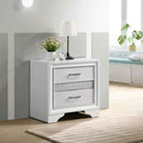 Miranda 3-drawer Nightstand Bedside Table White - Home & Sleep Outlet