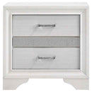 Miranda 3-drawer Nightstand Bedside Table White - Home & Sleep Outlet