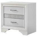 Miranda 3-drawer Nightstand Bedside Table White - Home & Sleep Outlet