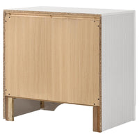 Miranda 3-drawer Nightstand Bedside Table White - Home & Sleep Outlet