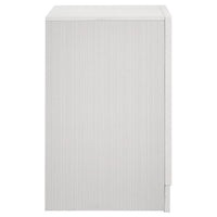 Miranda 3-drawer Nightstand Bedside Table White - Home & Sleep Outlet