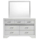 Miranda 7-drawer Dresser with Mirror White - Home & Sleep Outlet