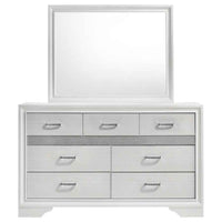 Miranda 7-drawer Dresser with Mirror White - Home & Sleep Outlet