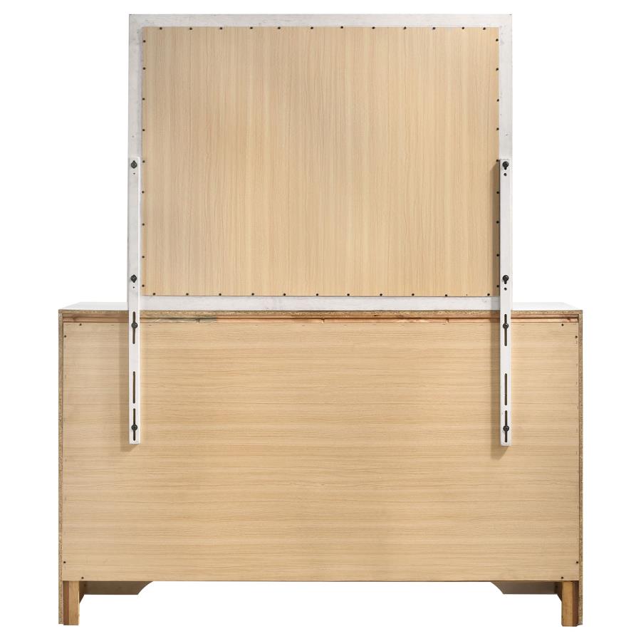 Miranda 7-drawer Dresser with Mirror White - Home & Sleep Outlet