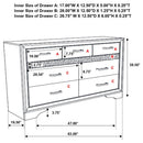 Miranda 9-drawer Dresser White - Home & Sleep Outlet