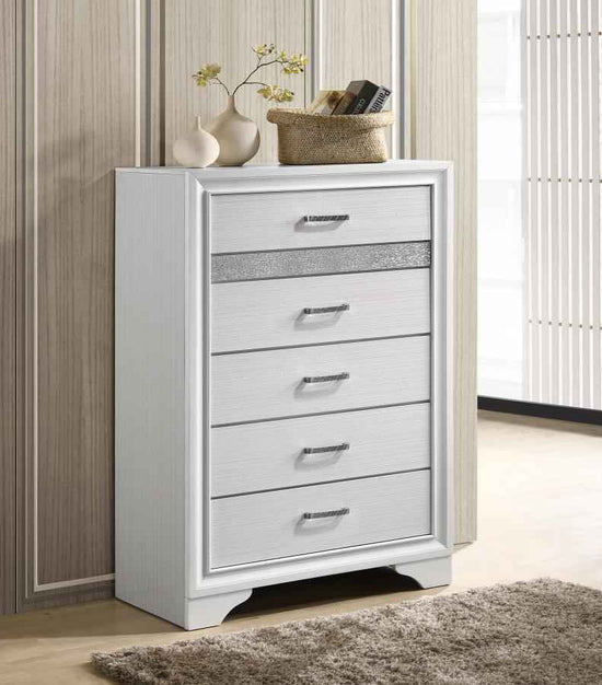 Miranda 6-drawer Bedroom Chest White