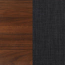 Robyn Wood Full Platform Bed Dark Walnut