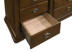 Garland 4-piece Eastern King Bedroom Set Brown Cherry