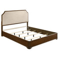 Home & Sleep Outlet - Garland 58-inch Eastern King Panel Bed Cream Brown Cherry