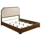 Home & Sleep Outlet - Garland 58-inch Eastern King Panel Bed Cream Brown Cherry