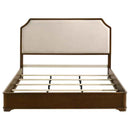 Garland 58-inch Eastern King Panel Bed Cream Brown Cherry