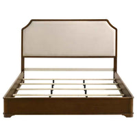 Garland 58-inch Eastern King Panel Bed Cream Brown Cherry