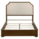 Garland 58-inch Queen Panel Bed Cream and Brown Cherry