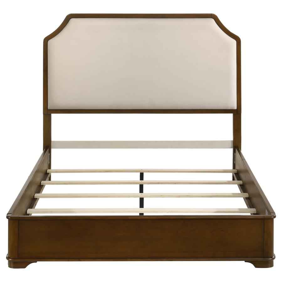 Garland 58-inch Queen Panel Bed Cream and Brown Cherry