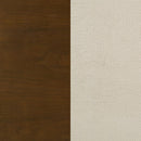 Garland 58-inch Queen Panel Bed Cream and Brown Cherry