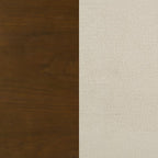 Home & Sleep Outlet - Garland 58-inch Queen Panel Bed Cream and Brown Cherry
