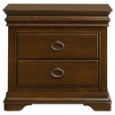 Garland 2-drawer Nightstand Bedside Table Brown Cherry