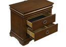 Garland 2-drawer Nightstand Bedside Table Brown Cherry