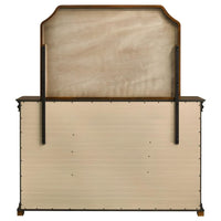Garland 9-drawer Bedroom Dresser with Mirror Brown Cherry