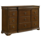 Garland 9-drawer Bedroom Dresser Cabinet Brown Cherry