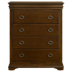 Garland 4-drawer Bedroom Chest of Drawers Brown Cherry